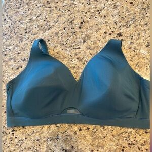 Cacique lightly lined no wire bra 48DDD Seamless Green Bra